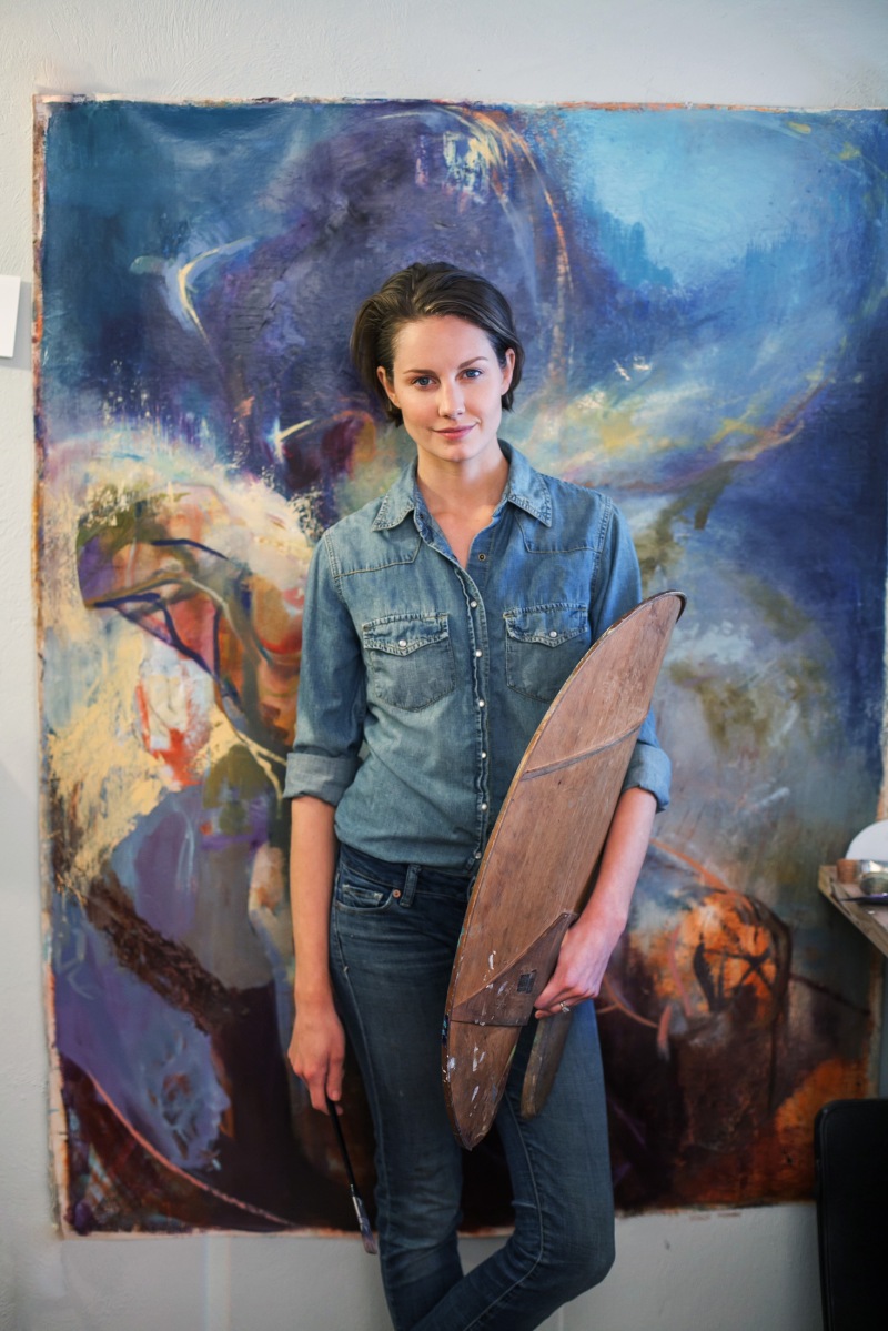 Environmental Portrait of Artist Anna Fox Ryan